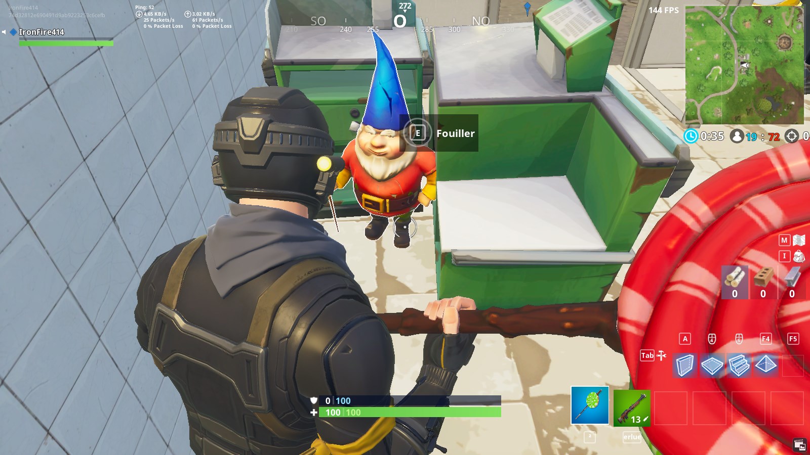 Défi : Nains de jardin affamés