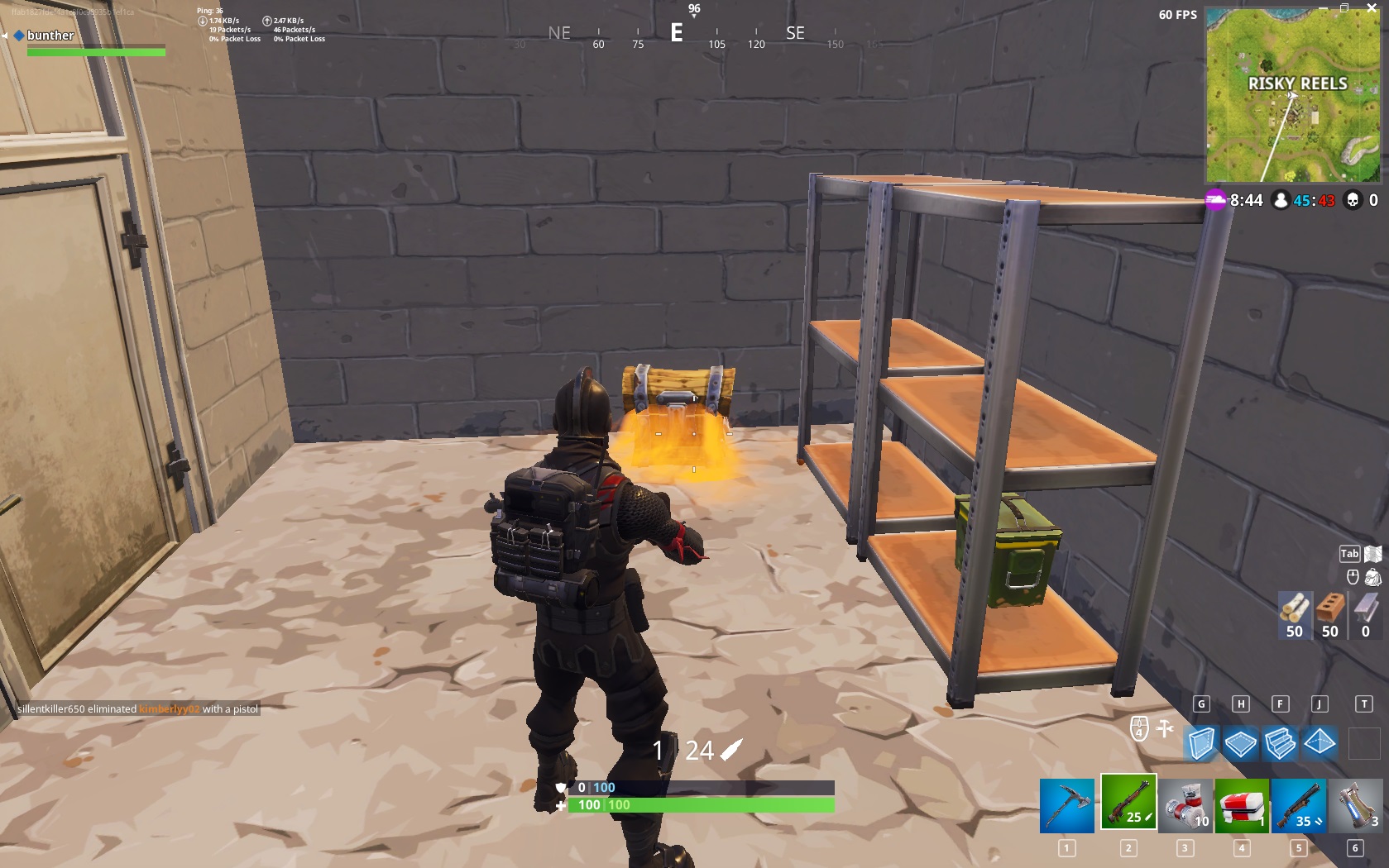 Défi : Coffres à Risky Reels