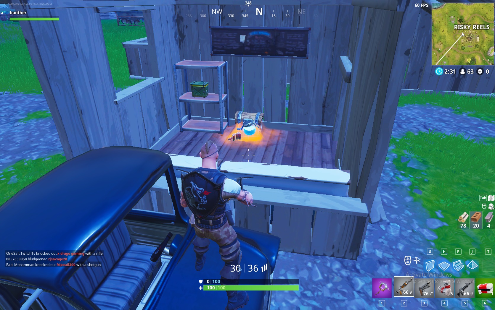 Défi : Coffres à Risky Reels