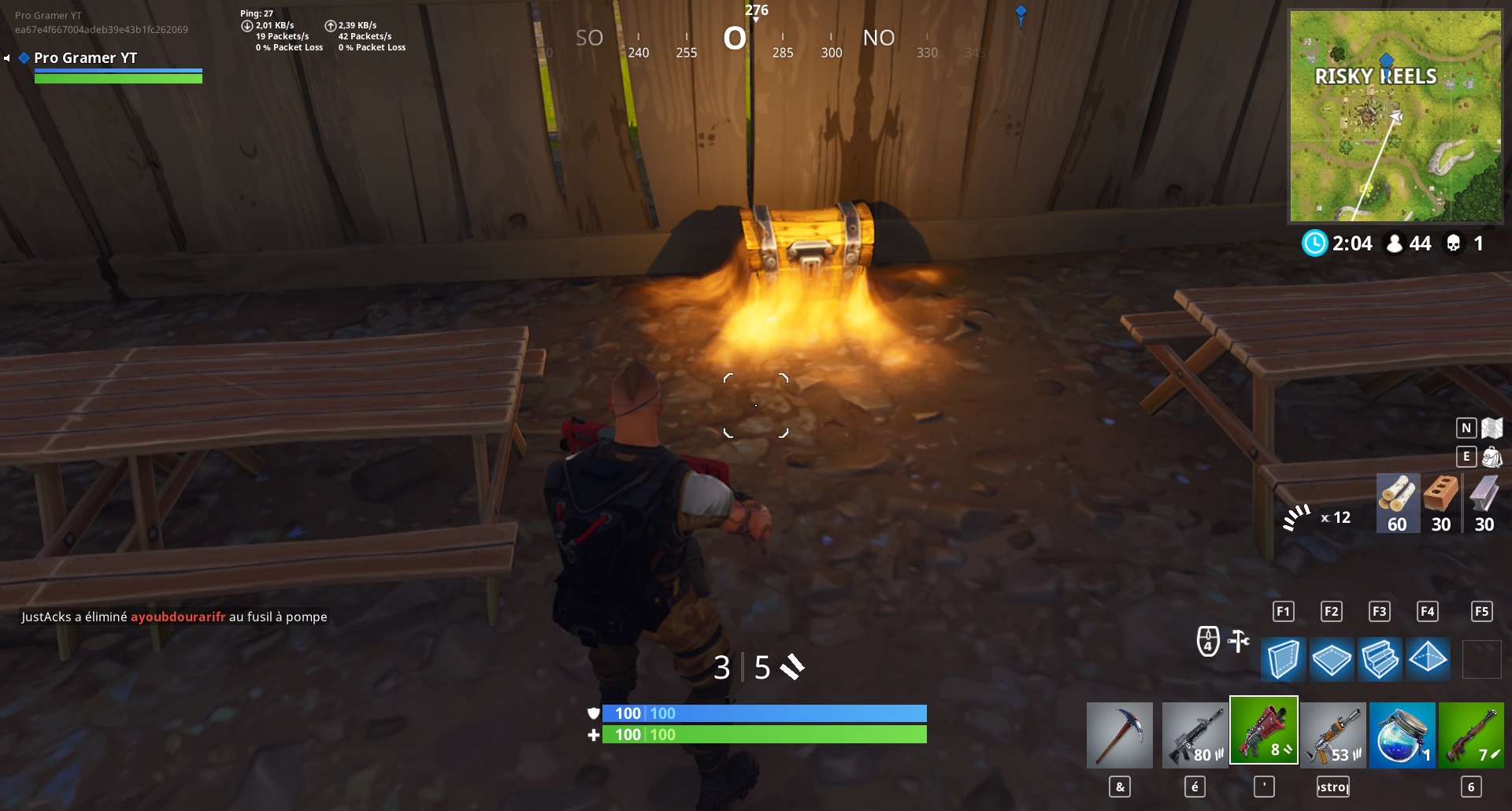 Défi : Coffres à Risky Reels