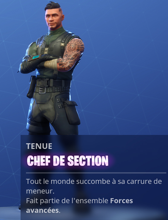Les nouveaux skins