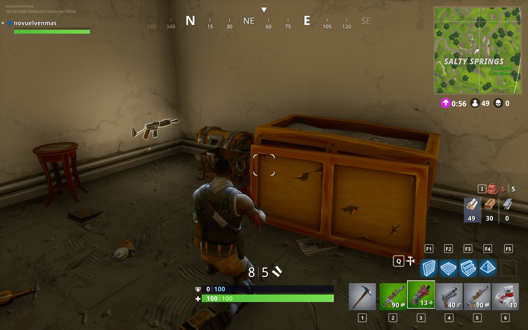 Défi : Coffres à Salty Springs