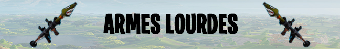 Les différentes armes de Fortnite