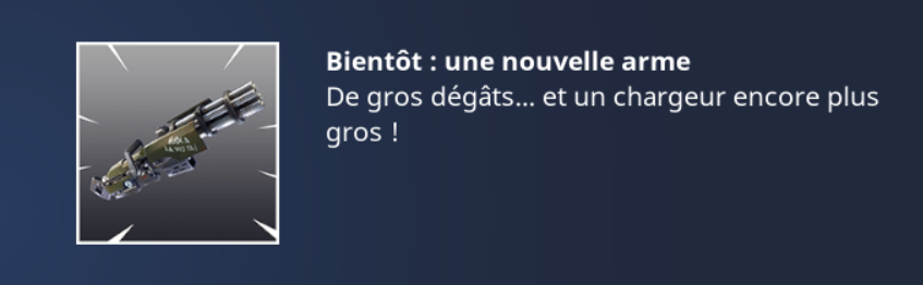 Un minigun en Battle Royale