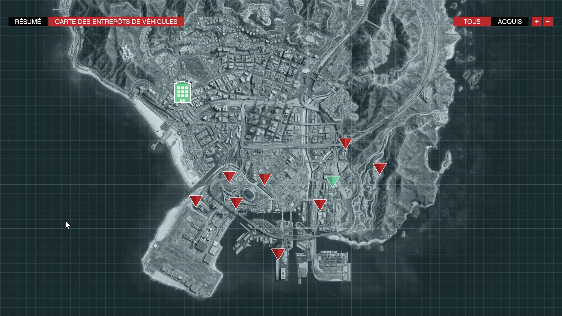 carte-entrepots-voitures-gta-online