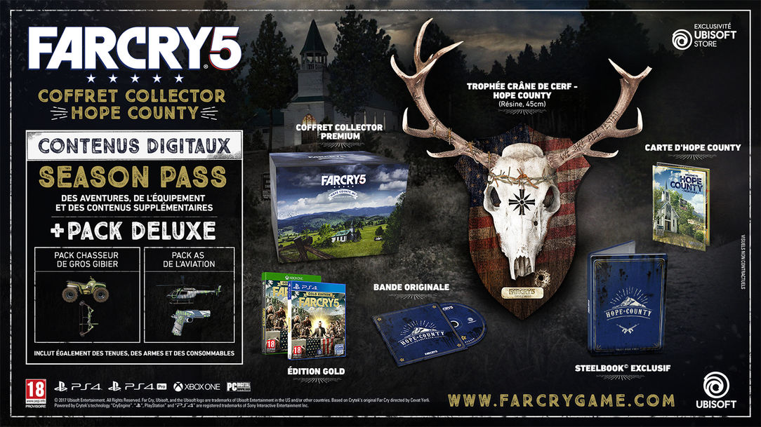 Les éditions de Far Cry 5