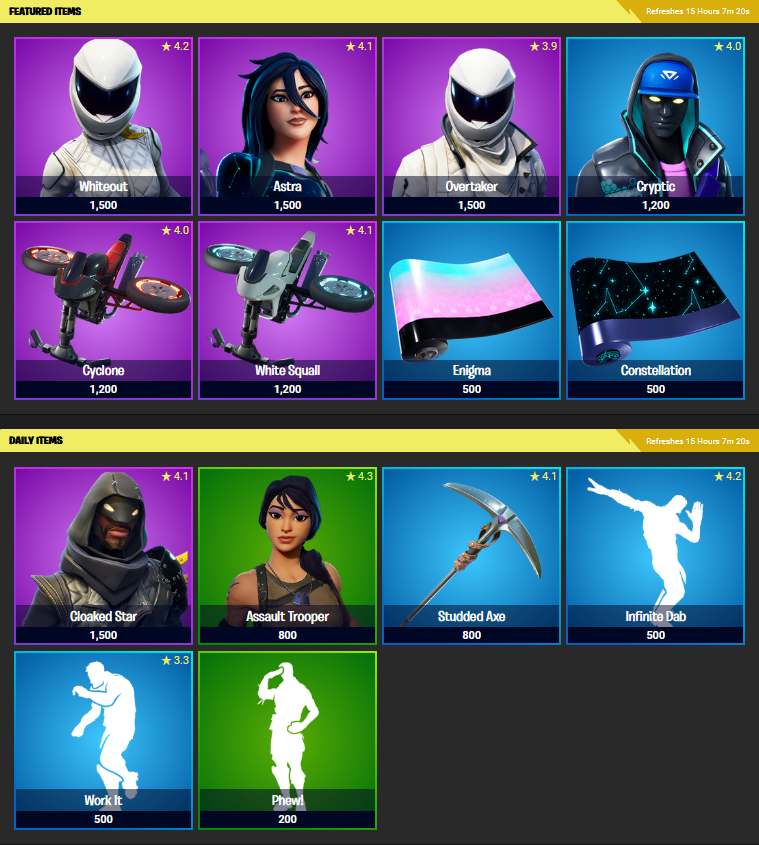 boutique-3-mars-fortnite