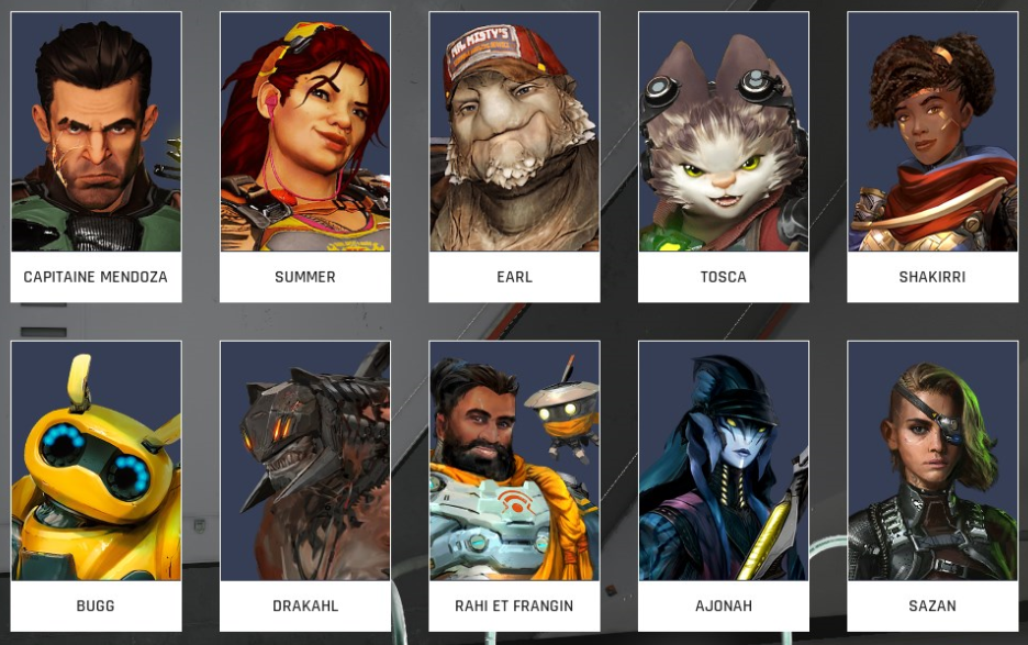 personnages-crucible-chasseurs-amazon