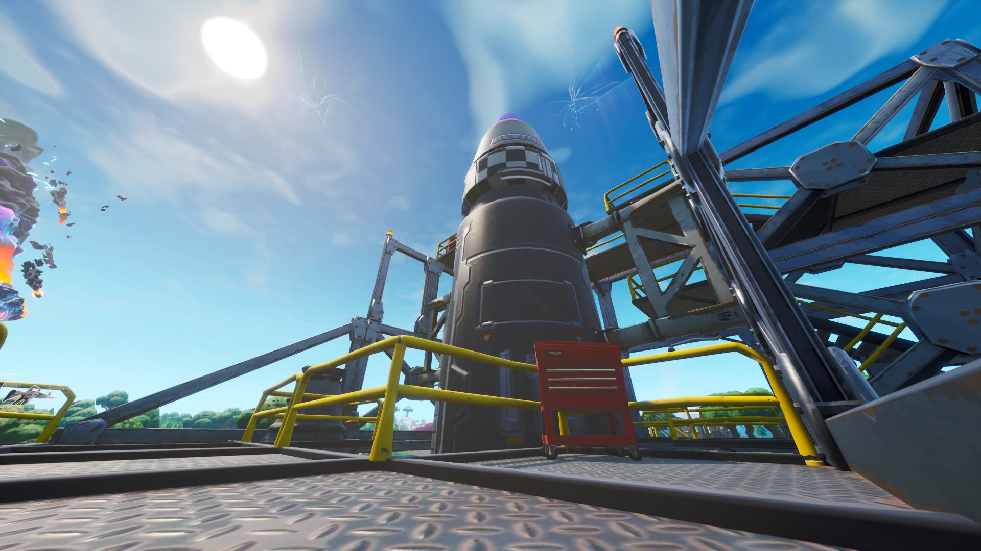 fortnite-dusty-depot-fusée-décollage