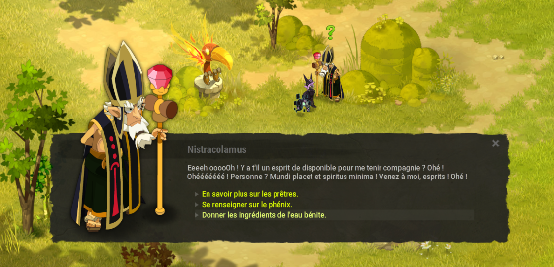 Quête « Le Repos est dans le champ »