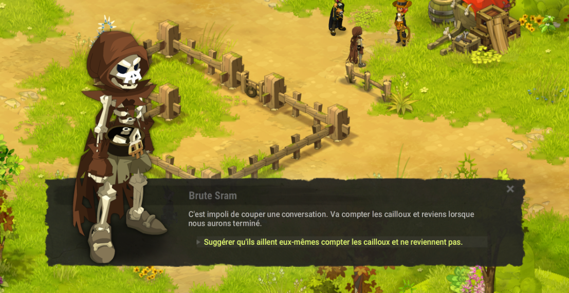 Quête « Livraison par intérim »