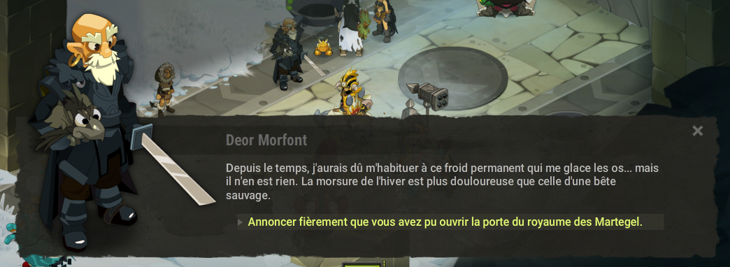 Quête « Frappez, ami, et entrez »