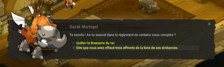 Quête « La bible des rancunes »