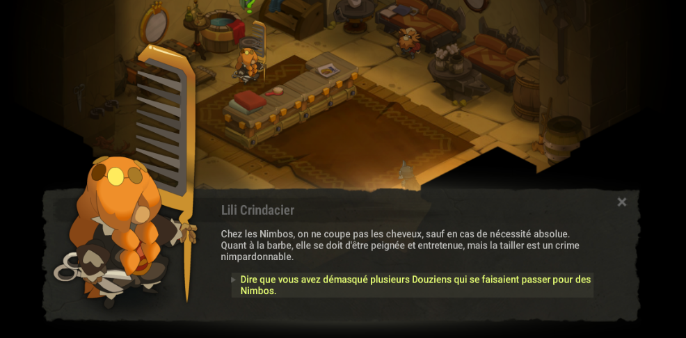 Quête « Le gang des postiches »