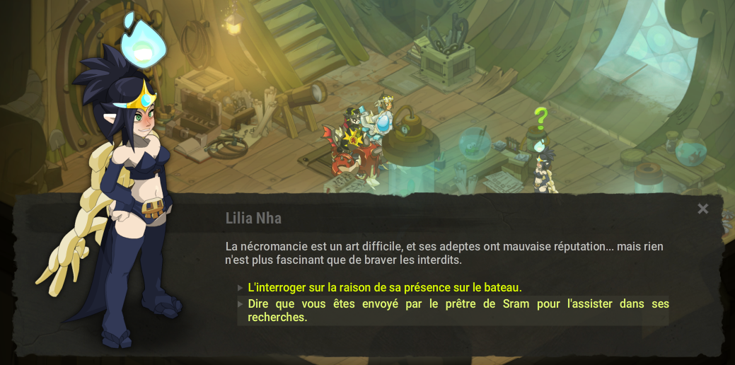 Quête « La quête sous l'eau »