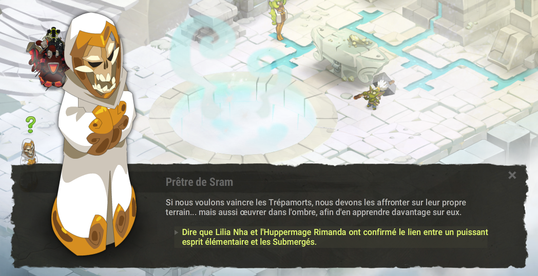 Quête « La quête sous l'eau »