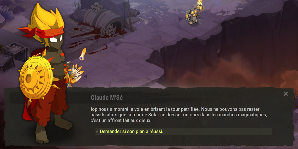 Quête « Les pierres à feu »