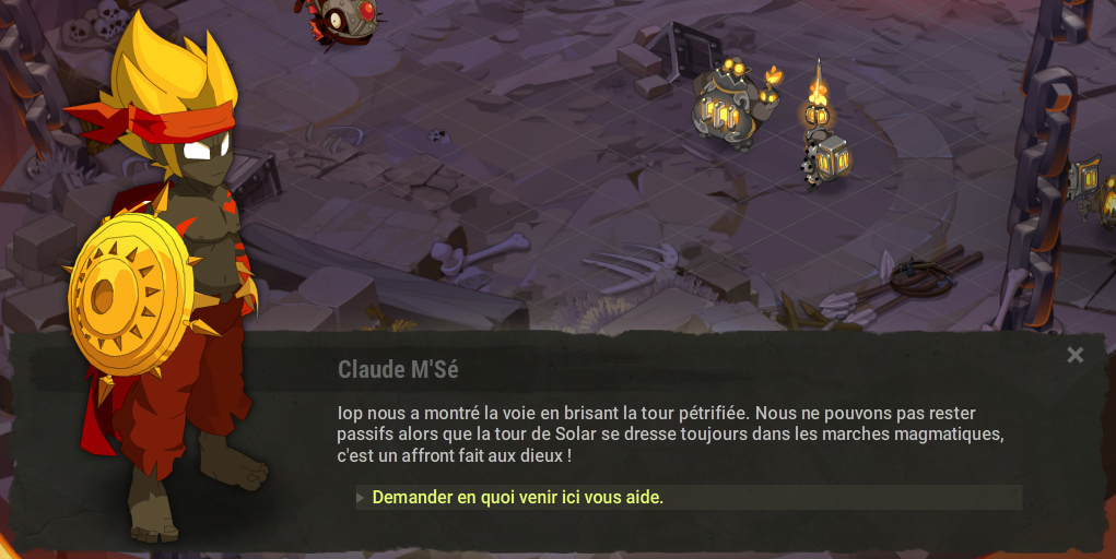 Quête « Les pierres à feu »