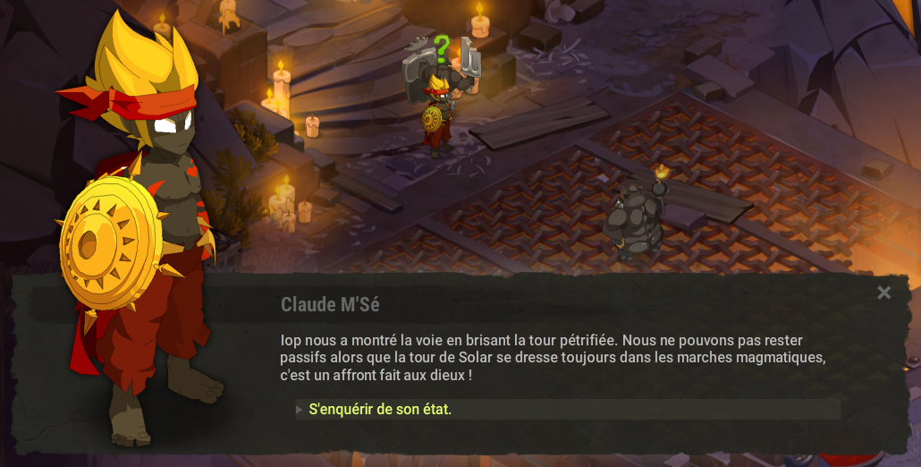 Quête « Les pierres à feu »