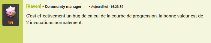 Gros up des familiers sur la Bêta
