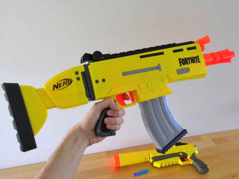 On a testé les NERF Fortnite