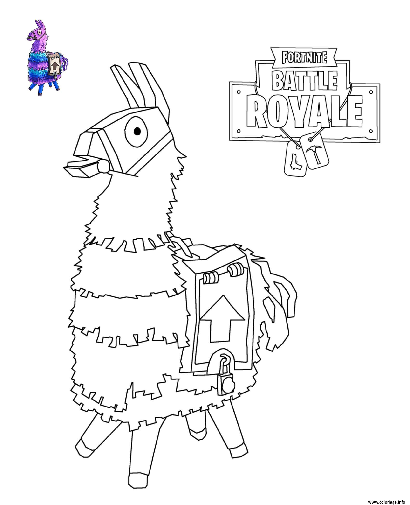 fortnite-coloriage-lama