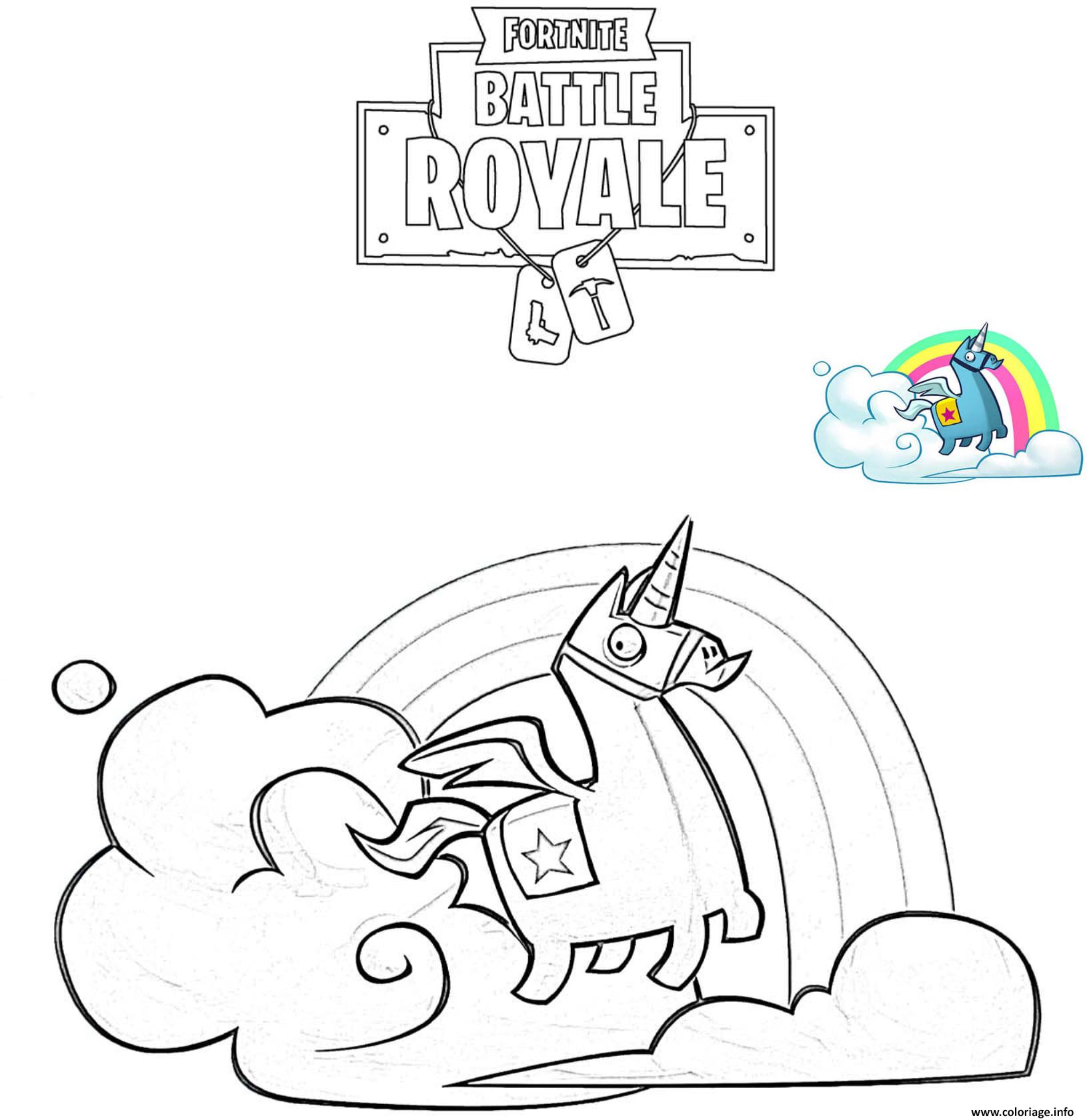 fortnite-coloriage-lama