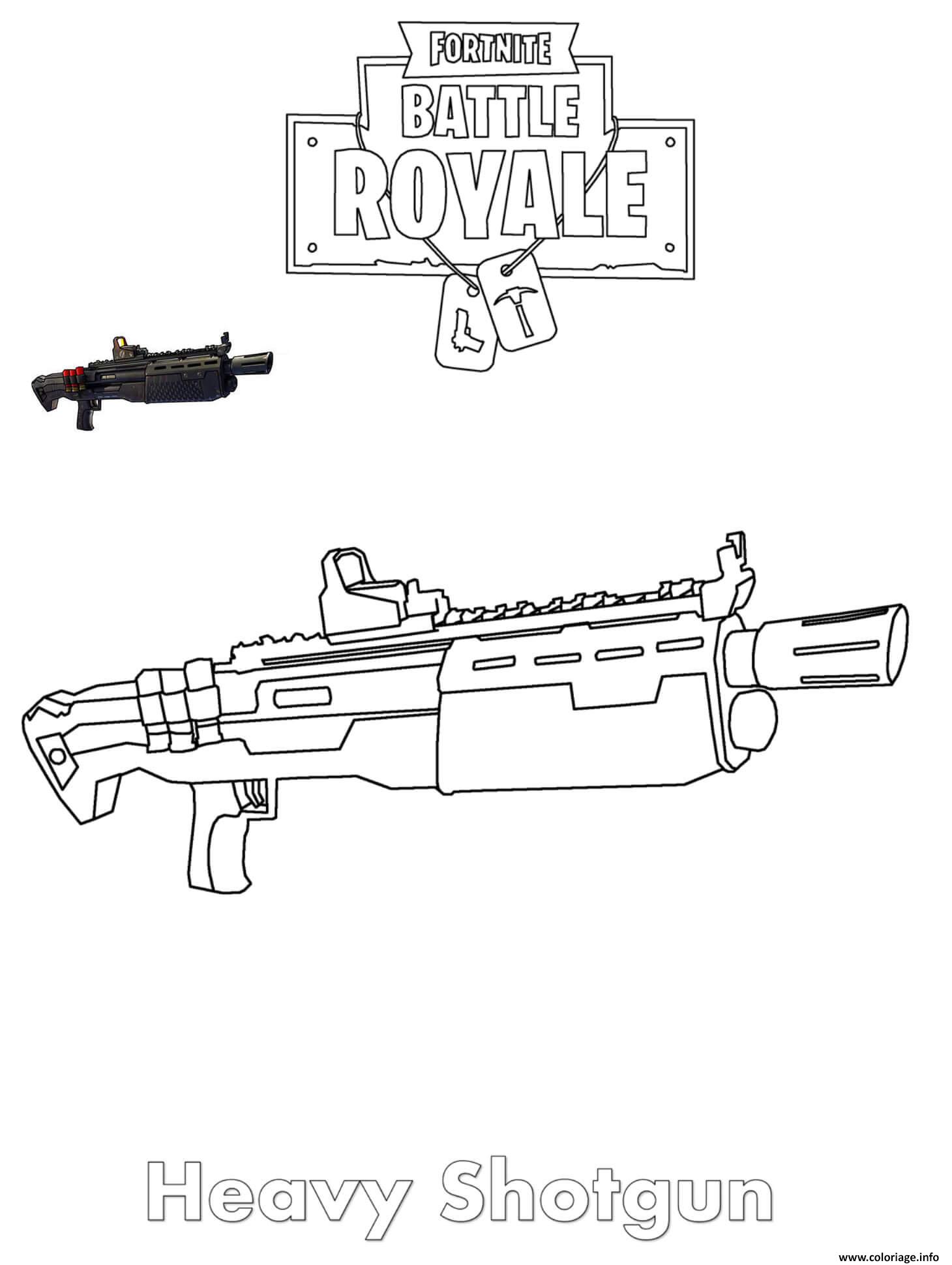 coloriage-fortnite-arme