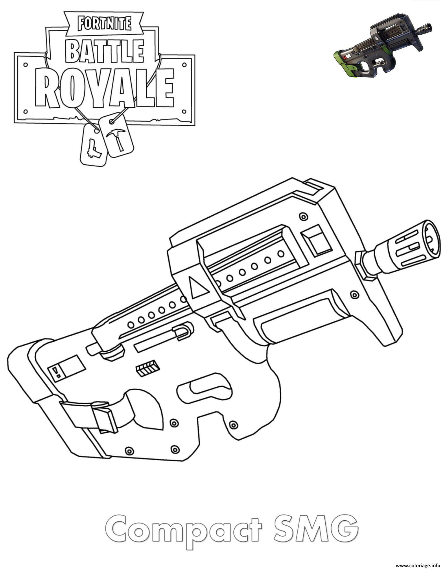 coloriage-fortnite-arme