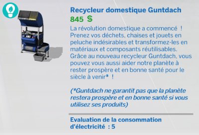 Avoir des débris et morceaux pour le recyclage