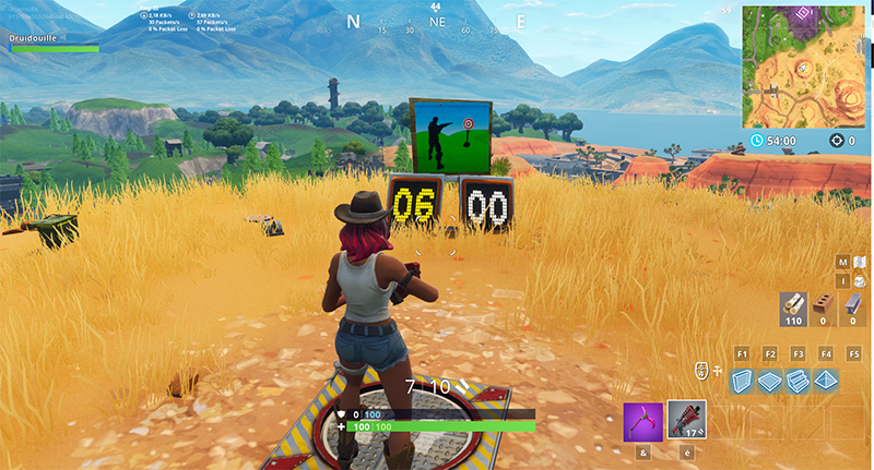 Tirer sur des cibles différentes