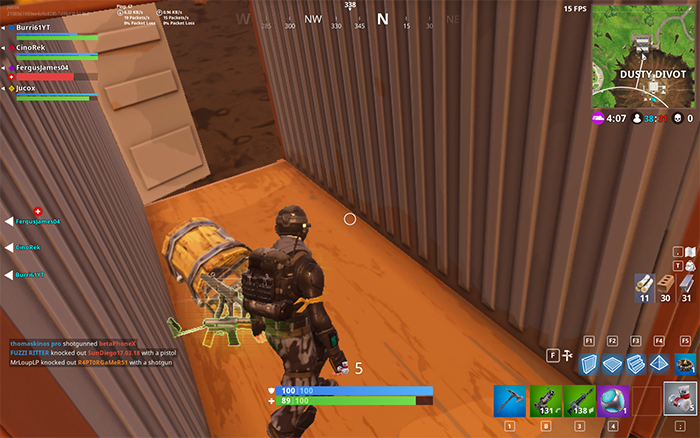 Défi : Coffres à Dusty Divot