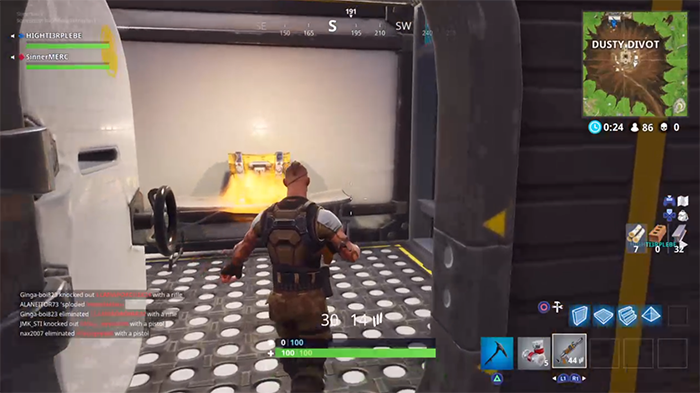 Défi : Coffres à Dusty Divot