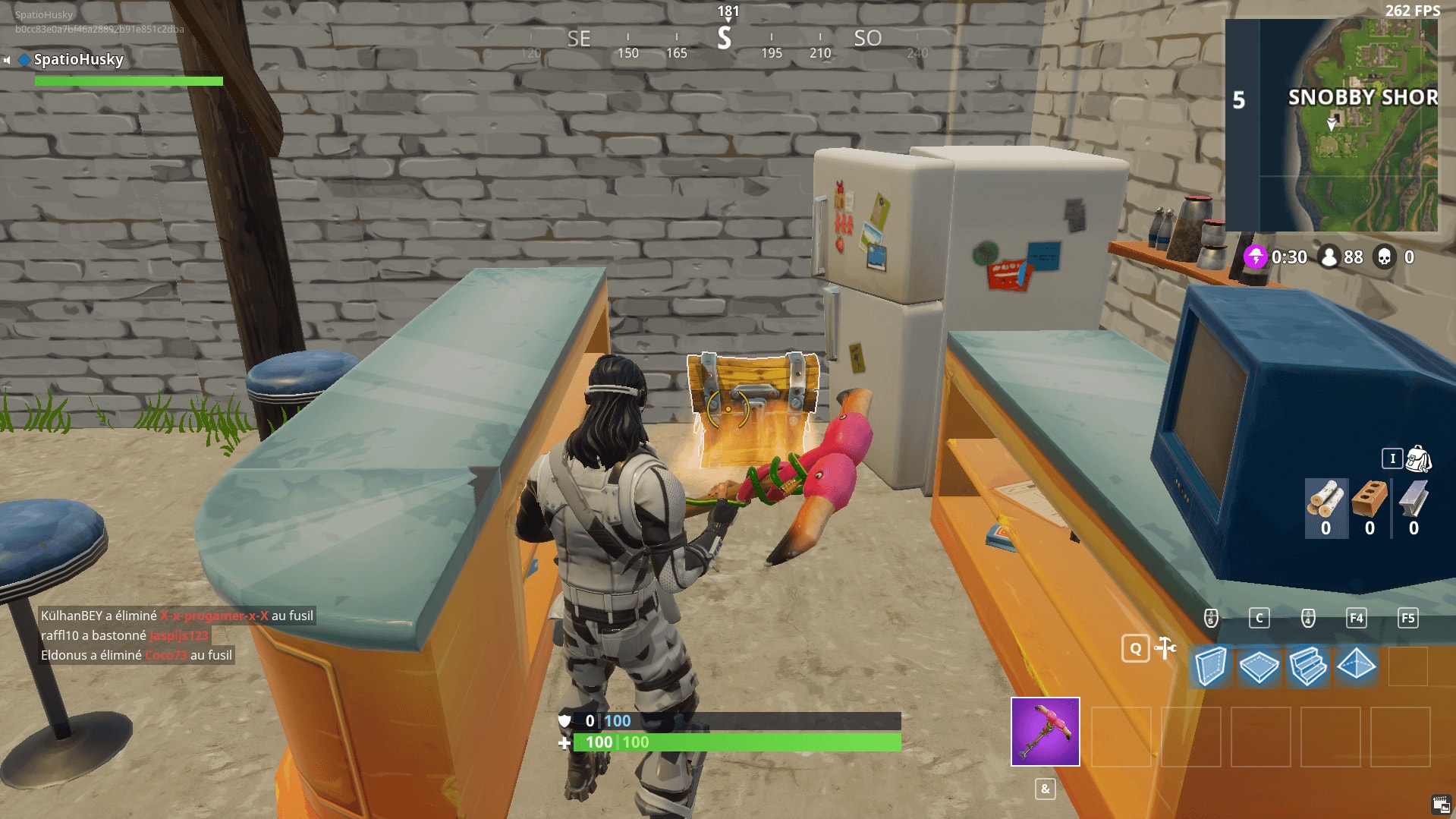 Défi : les coffres à Snobby Shores