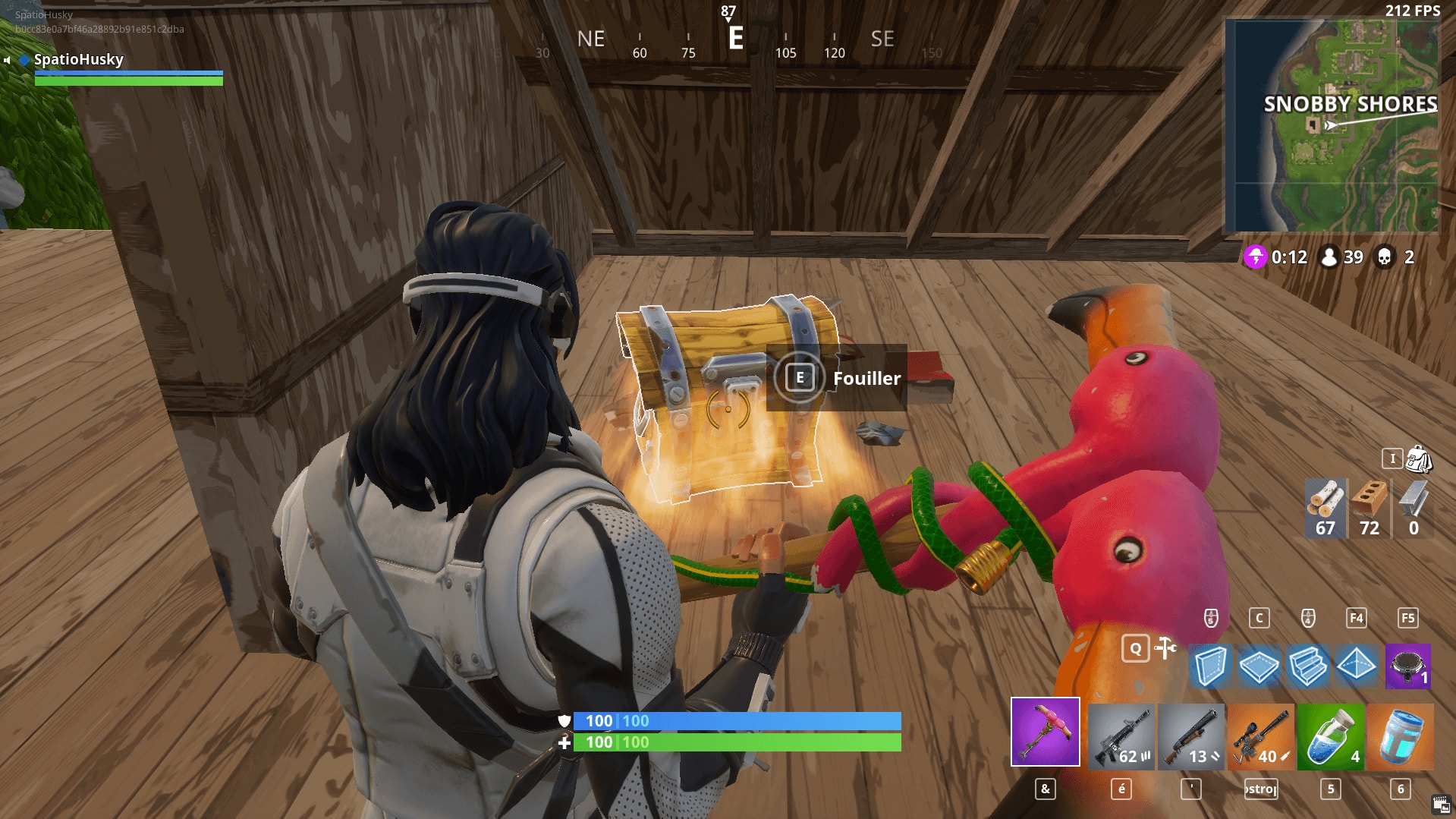 Défi : les coffres à Snobby Shores