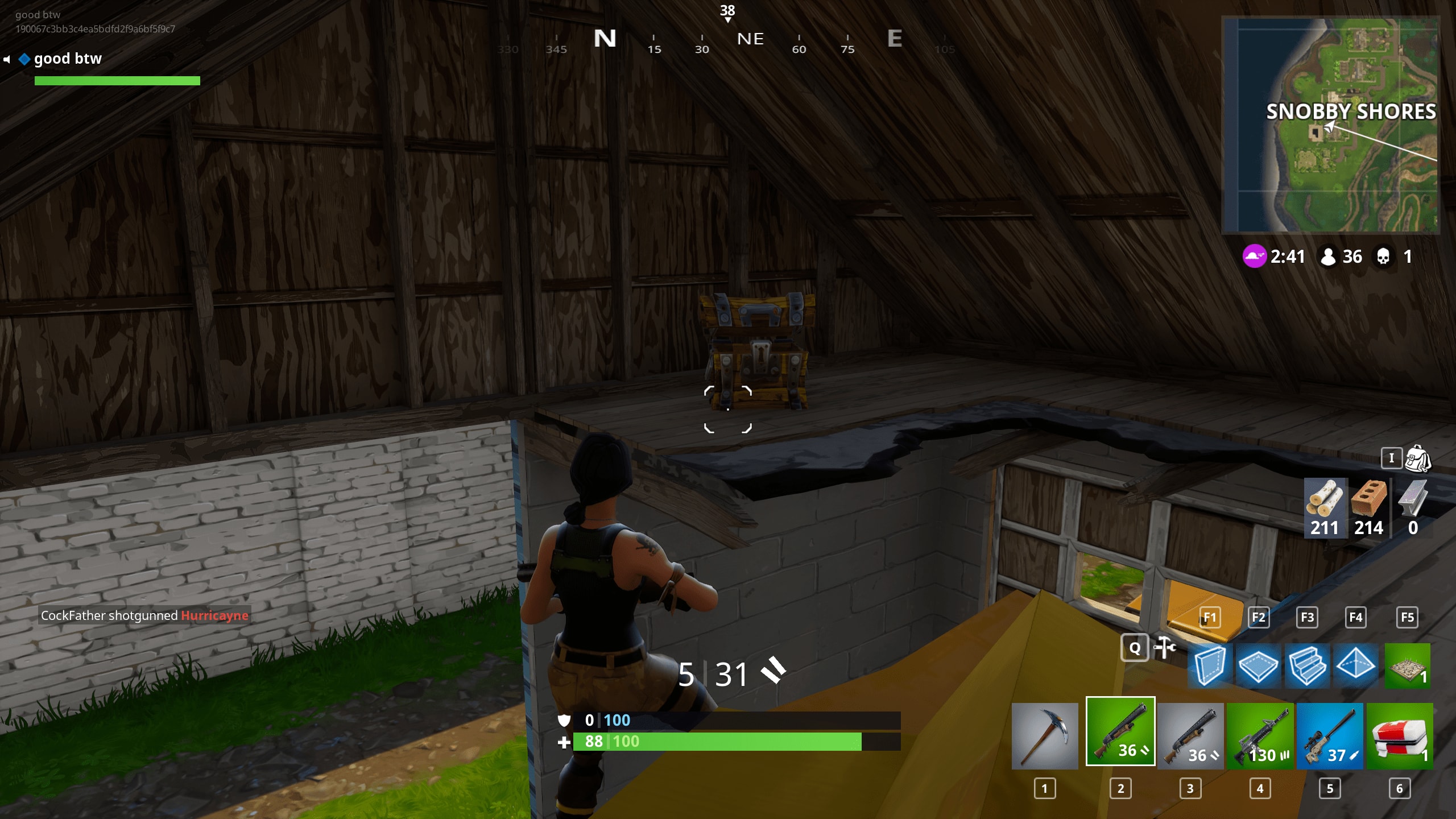 Défi : les coffres à Snobby Shores