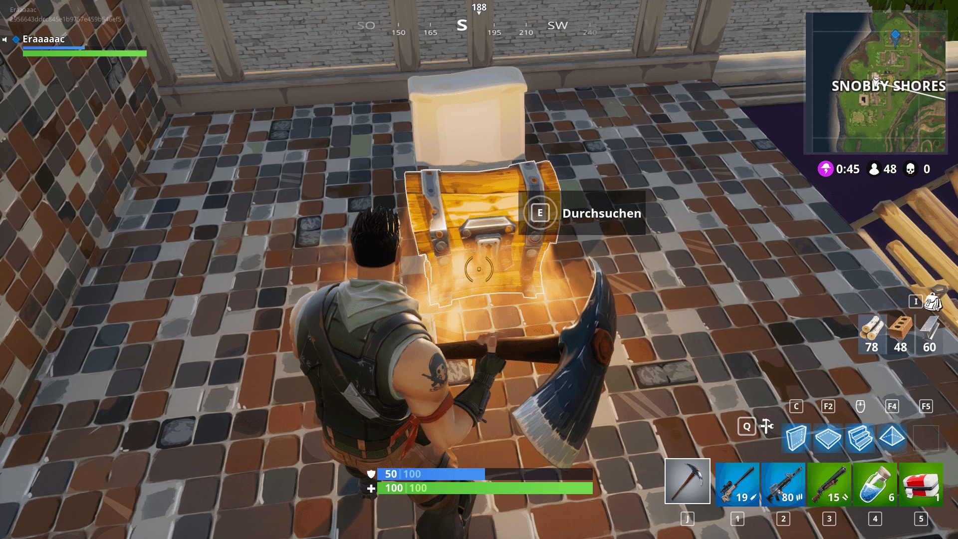 Défi : les coffres à Snobby Shores