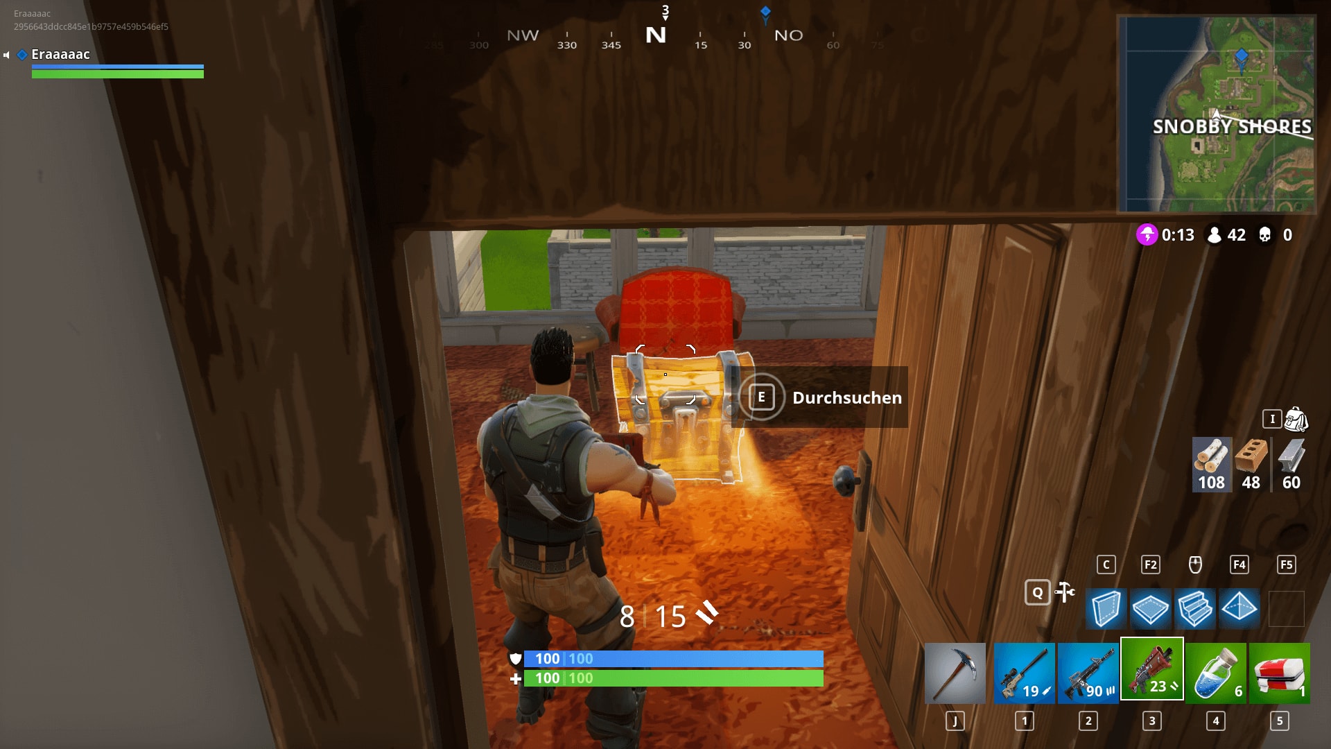 Défi : les coffres à Snobby Shores