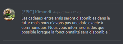 Les cadeaux dans Fortnite