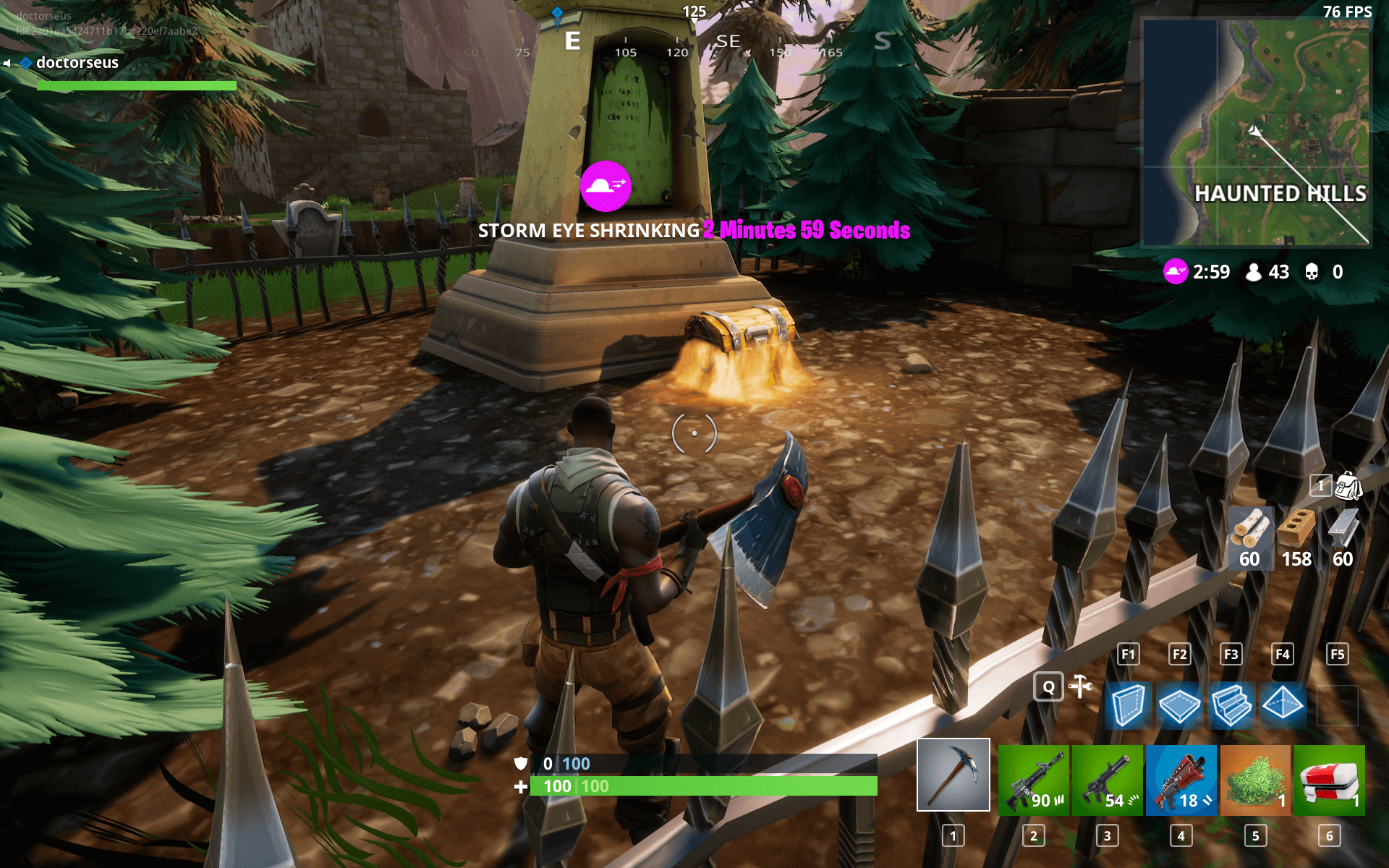 Défi : Coffres à Haunted