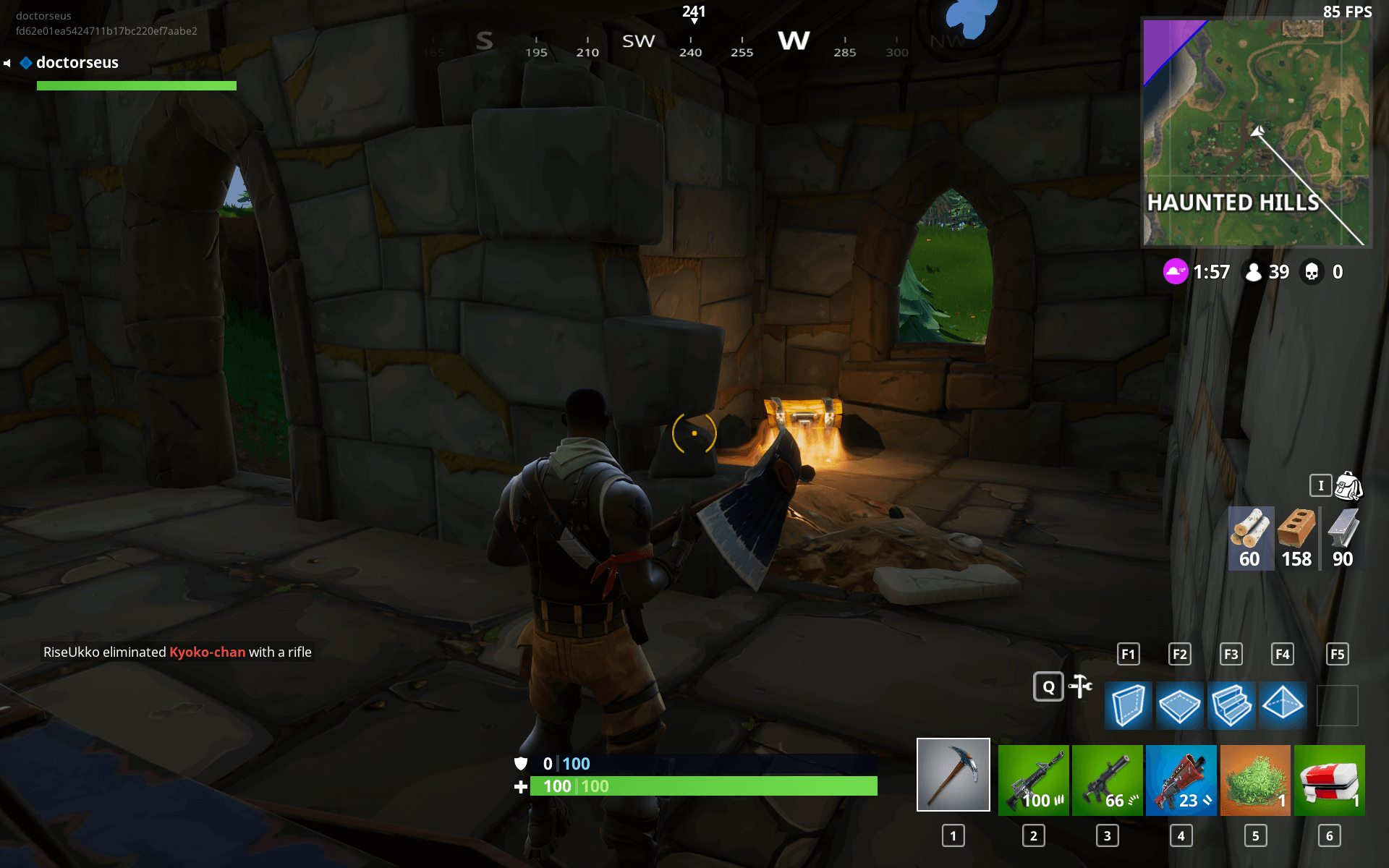 Défi : Coffres à Haunted