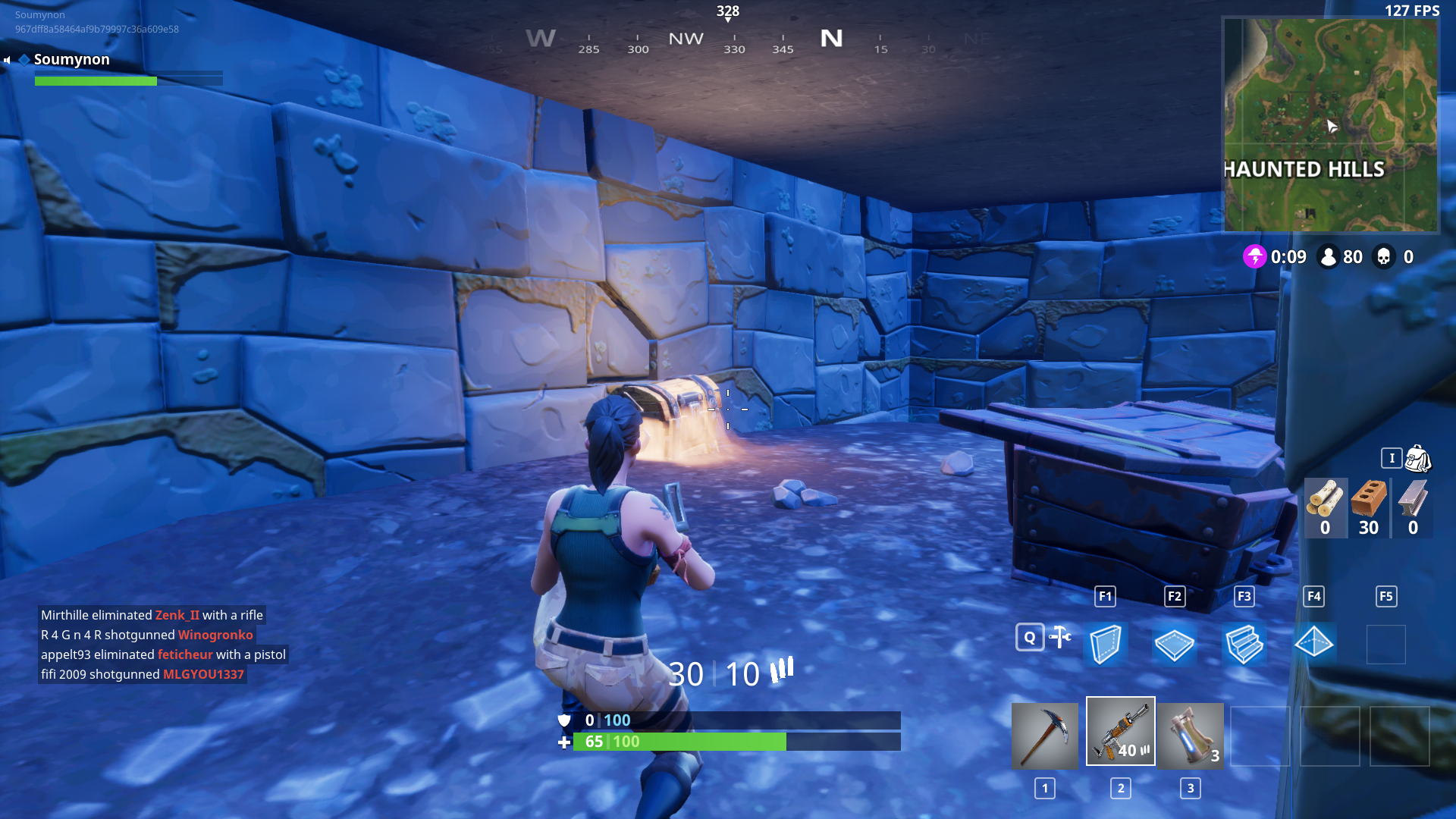 Défi : Coffres à Haunted