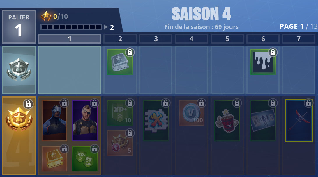 Le passe de combat pour la saison 4