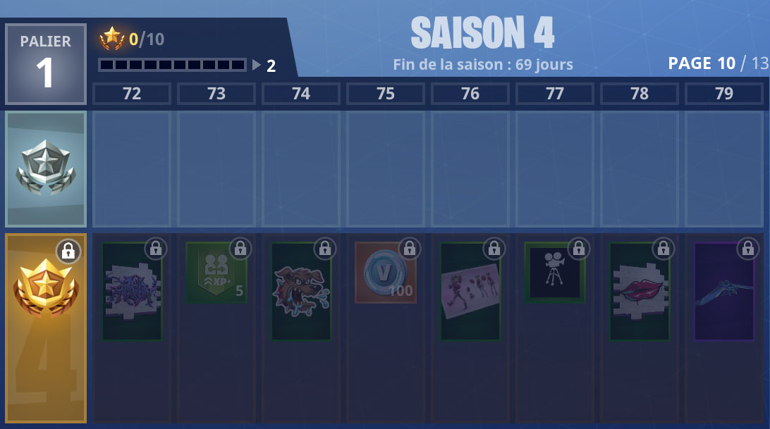 Le passe de combat pour la saison 4