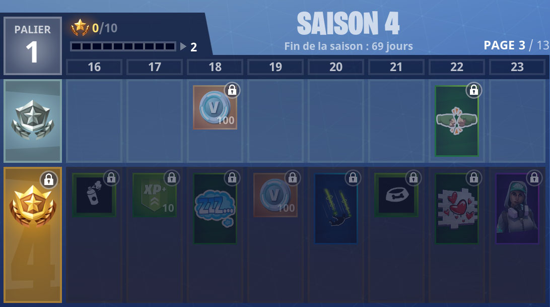 Le passe de combat pour la saison 4