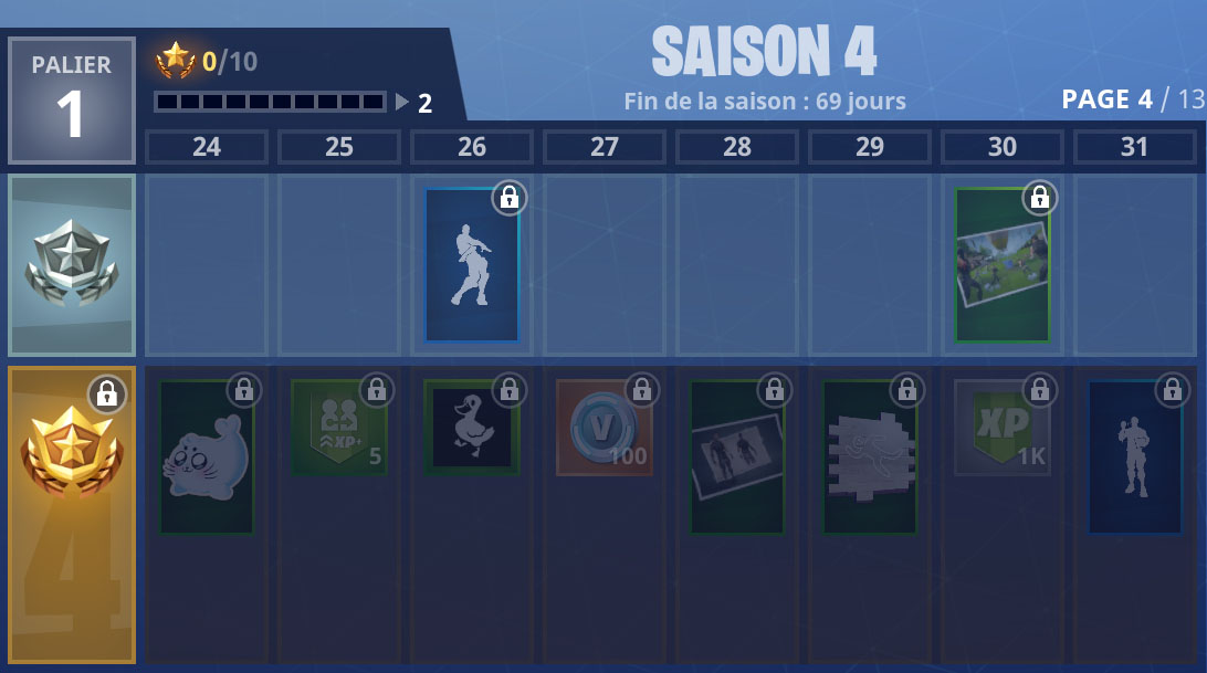 Le passe de combat pour la saison 4