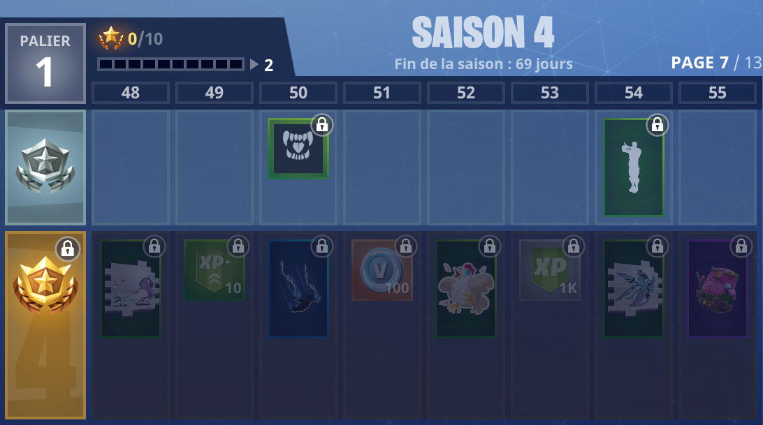 Le passe de combat pour la saison 4