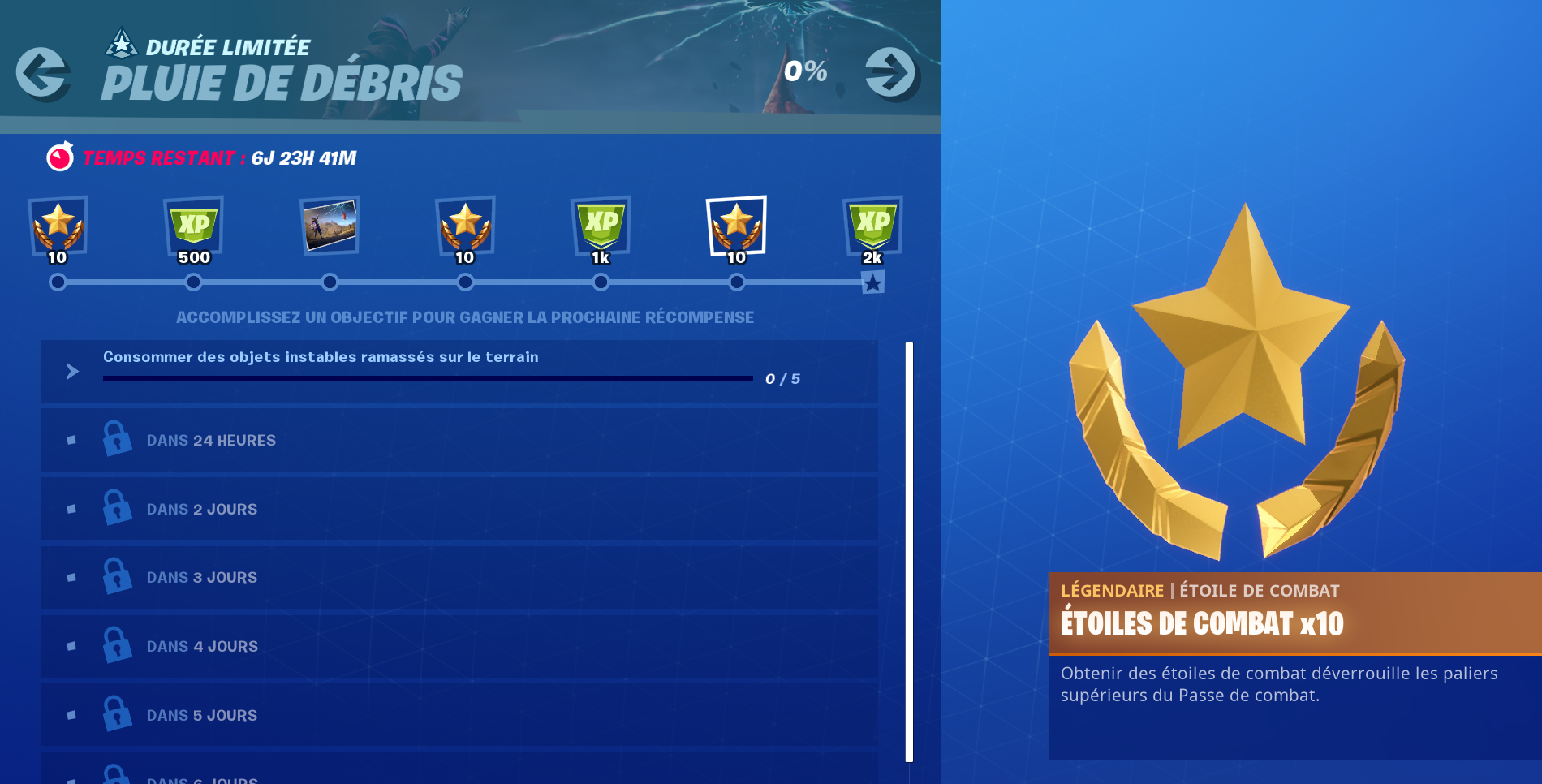Fortnite-defis-missions-pluie-de-débris-saison10