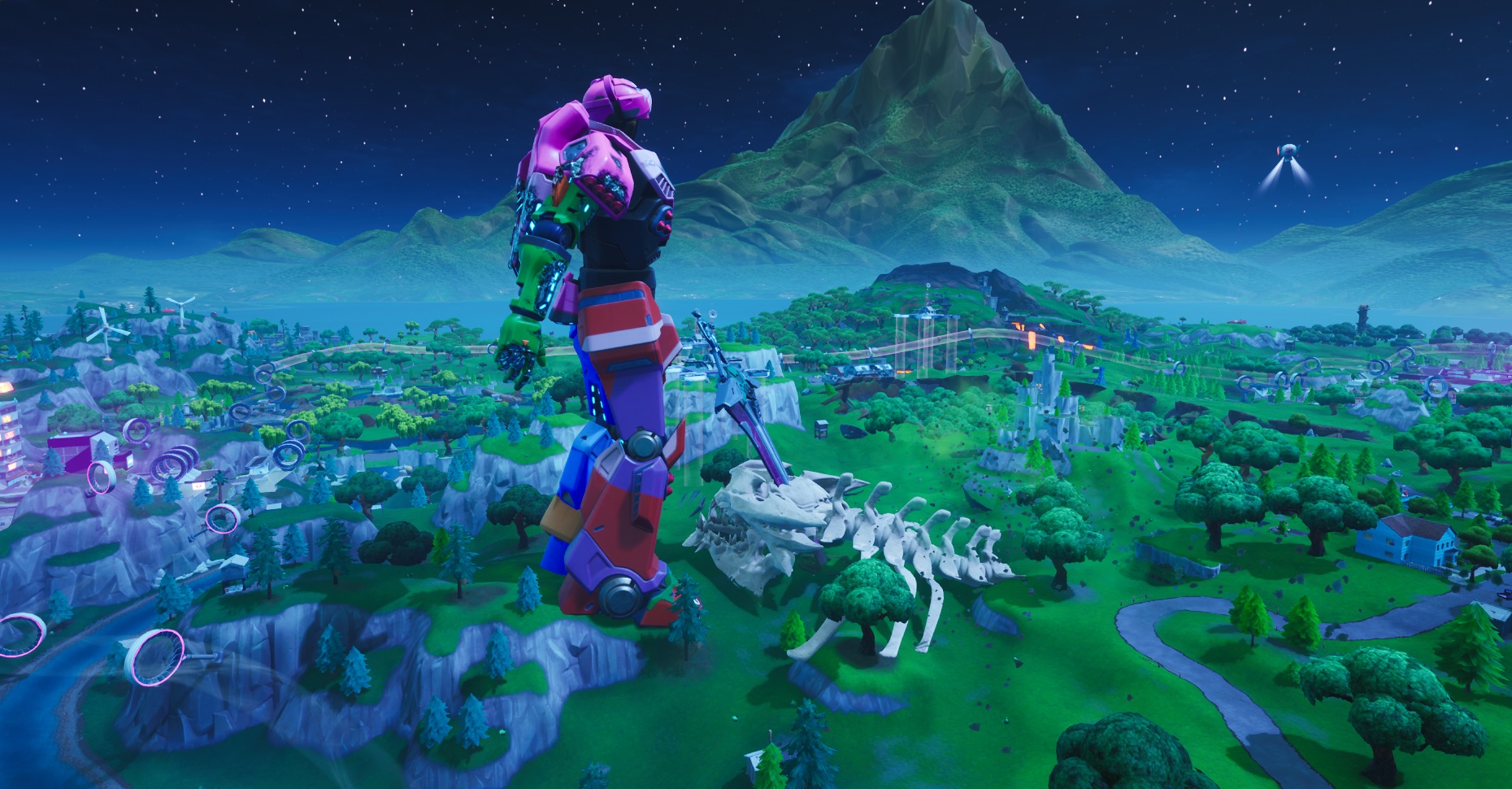 Fortnite-Bataille-finale-monstre-robot-épée-squelette