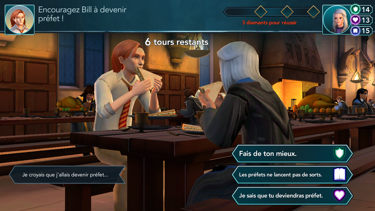 2e année : Comment encourager Bill à devenir préfet ?